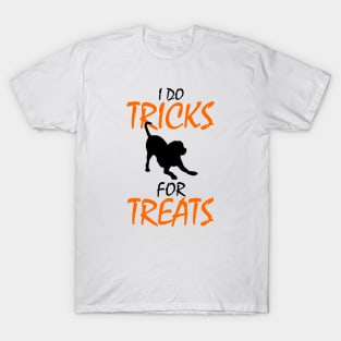 I Do Tricks For Treats Dog Lover Halloween Gifts T-Shirt